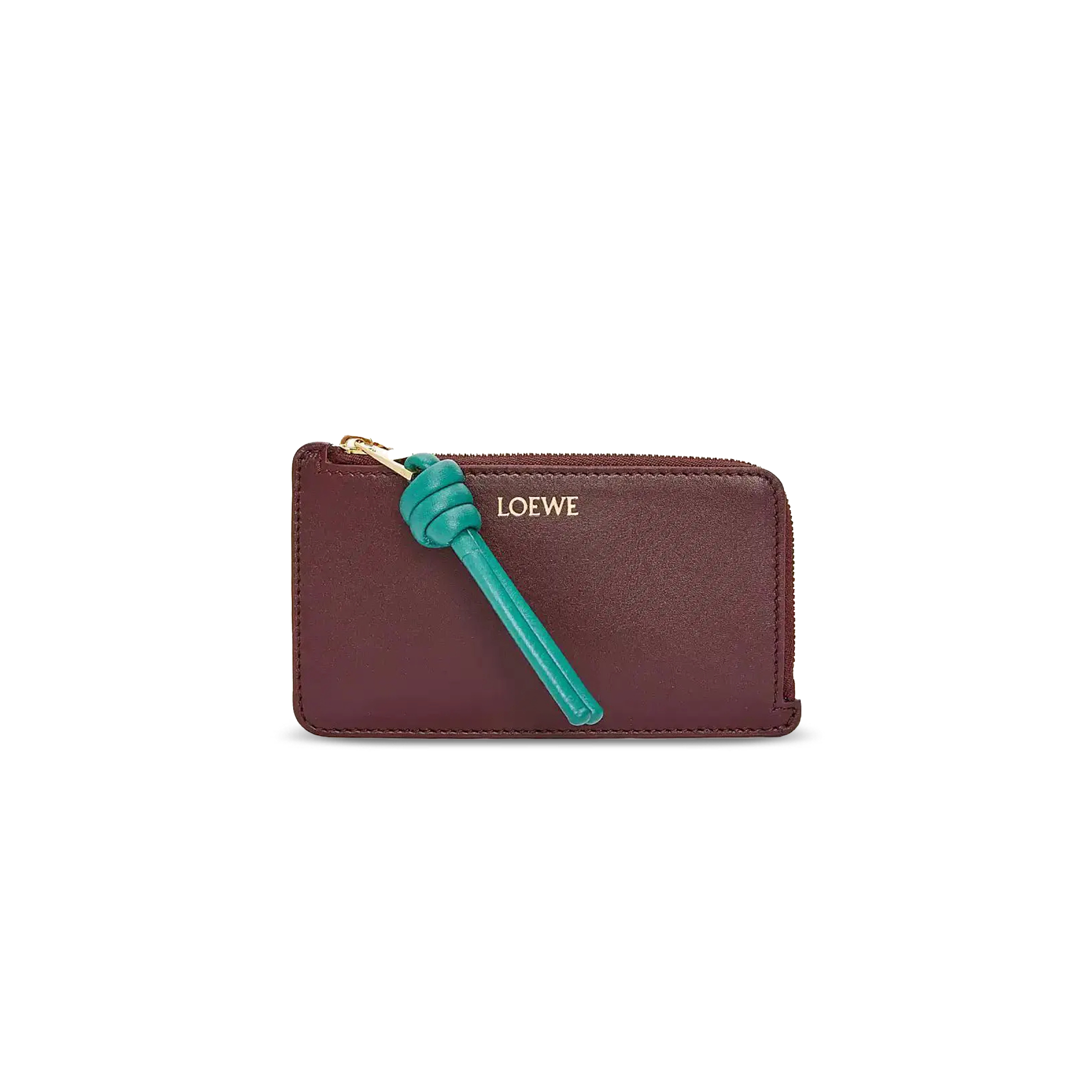 LOEWE KNOT COIN CARDHOLDER IN SHINY NAPPA CALFSKIN CEM1Z40X02 (13*7.5*1cm)